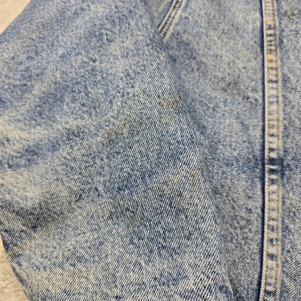 Vintage Levis Sherpa Lined Denim Trucker Jacket Mens XL Blue USA 70609-0218